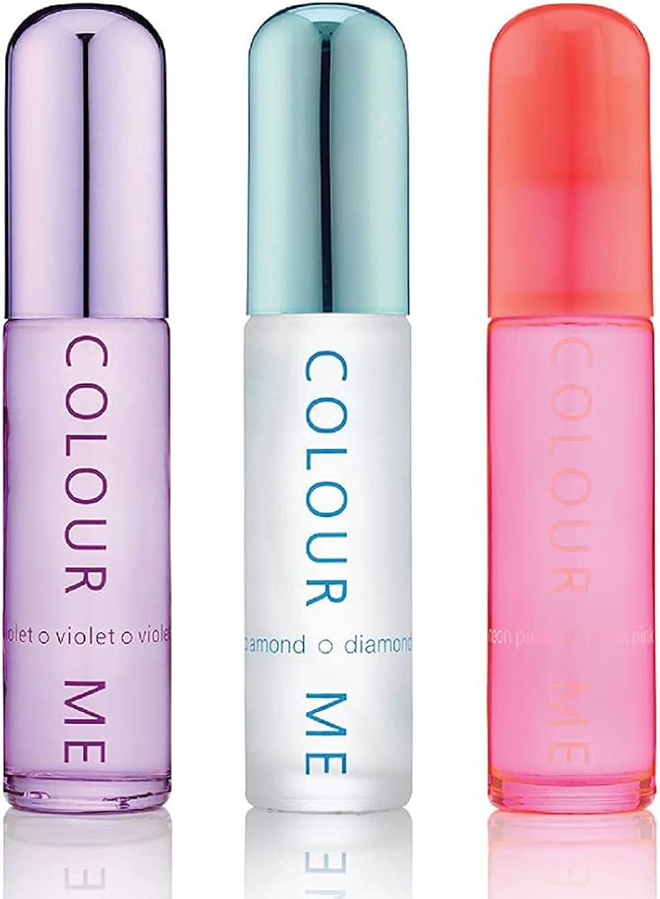 COLOUR ME 50ml Triple Packs FEMME VIOLET/DIAMOND/NEON PINK Eau de Parfum for women