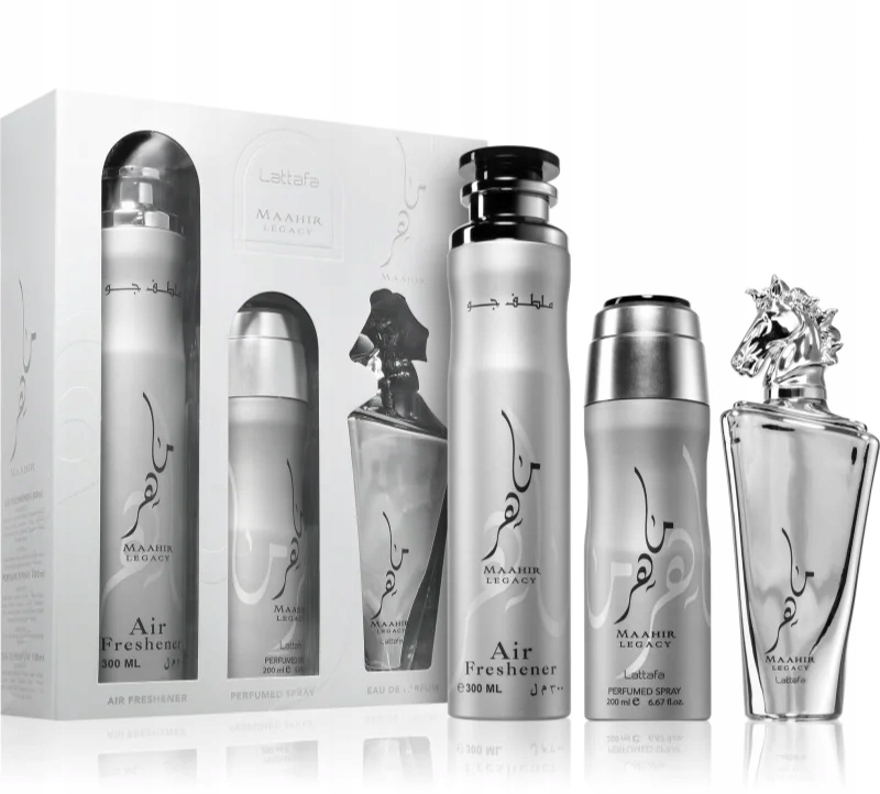 LATTAFA MAAHIR LEGACY GIFTSET EDP U 100ML+200ML+300ML Gift For Men