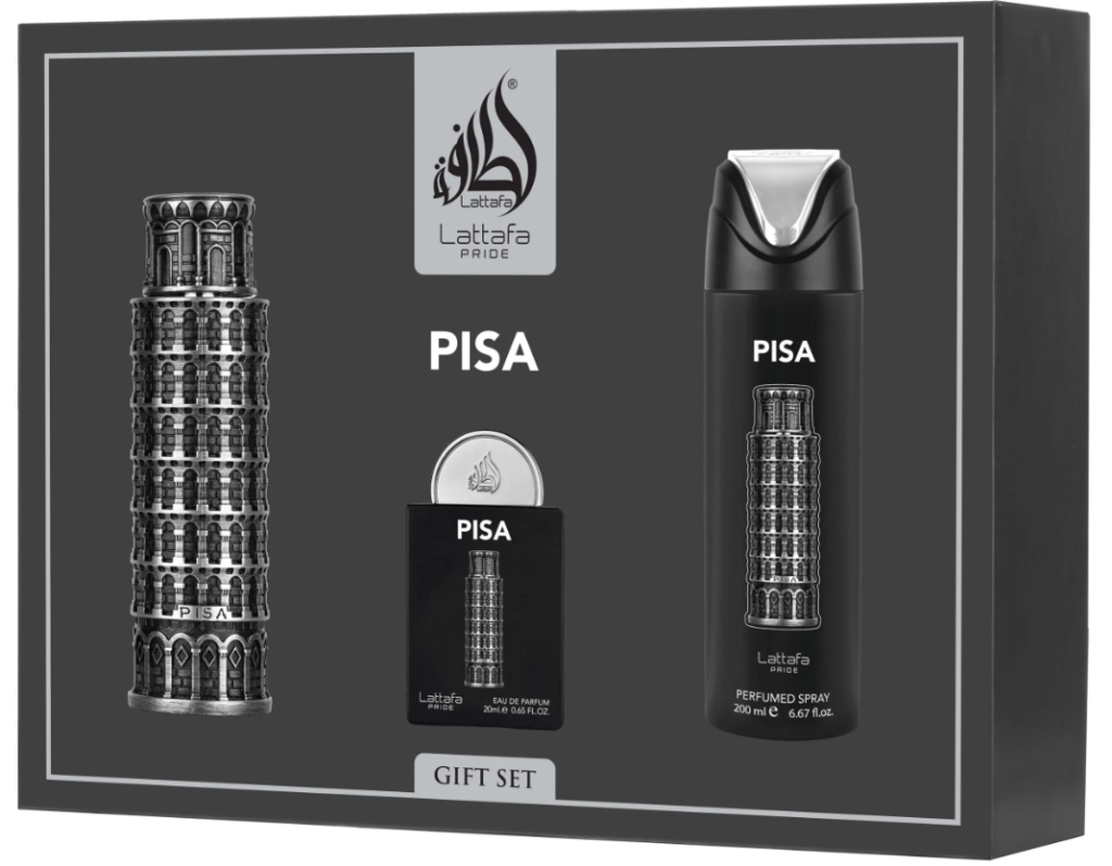 LATTAFA PISA GIFTSET EDP 100ML+20ML+PART 200ML