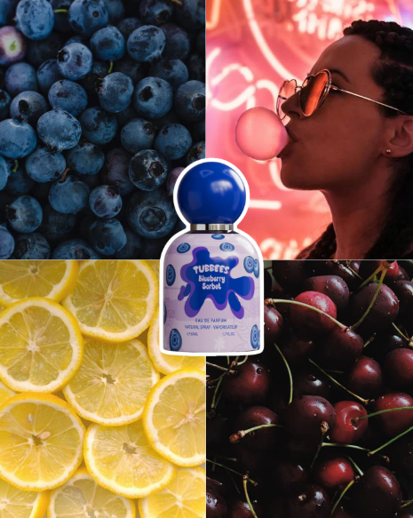 GRANDEUR TUBBEES BLUEBERRY SORBET EDP 50ML unisex Eau de Parfum