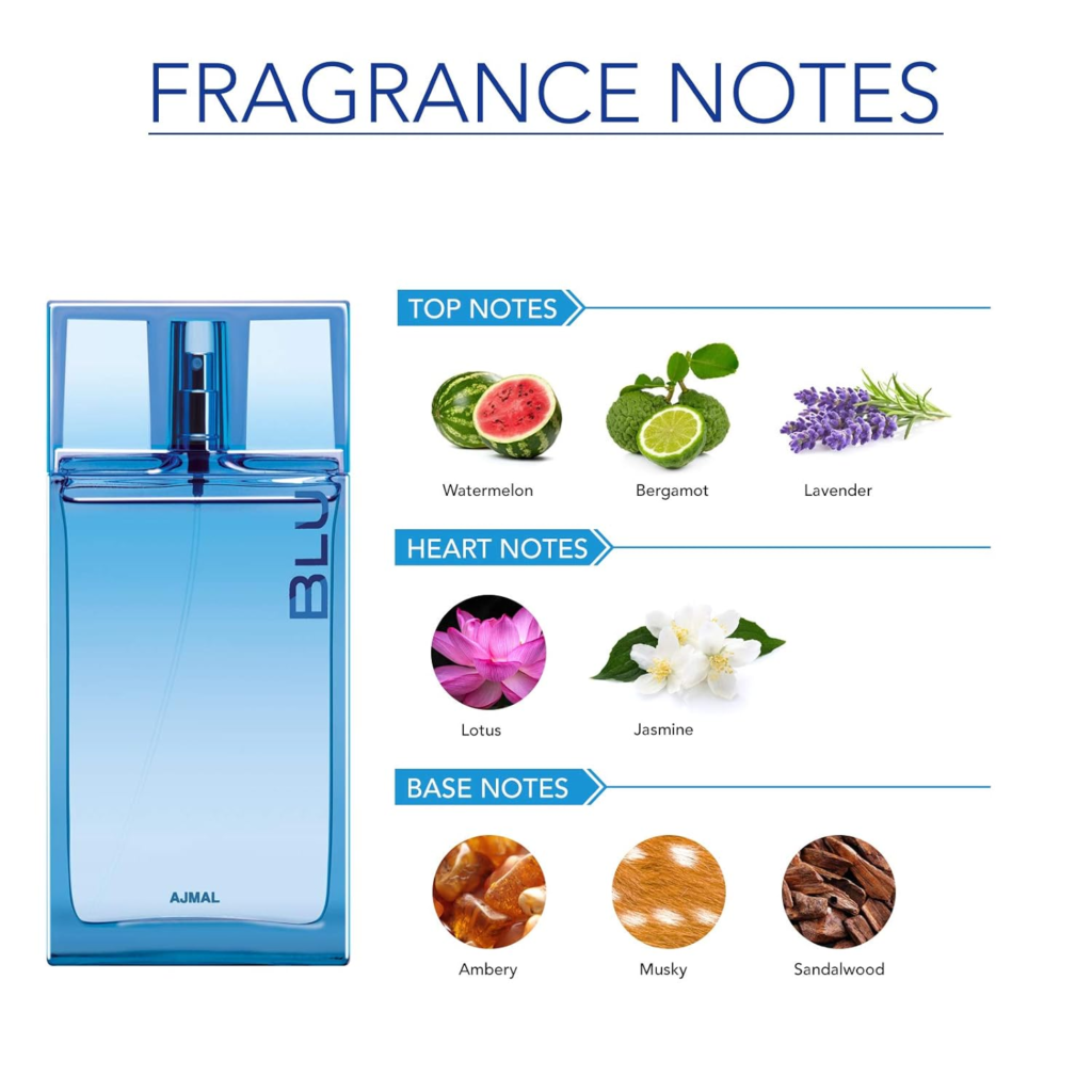 AJMAL Blu 90 ml EDP Eau de Parfum for men