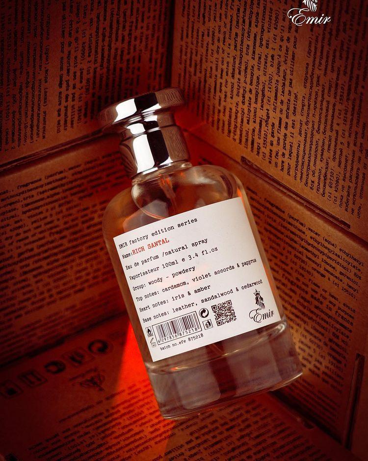 PARIS CORNER Emir Factory Edition Rich Santal 100 ml Unisex Eau de Parfum