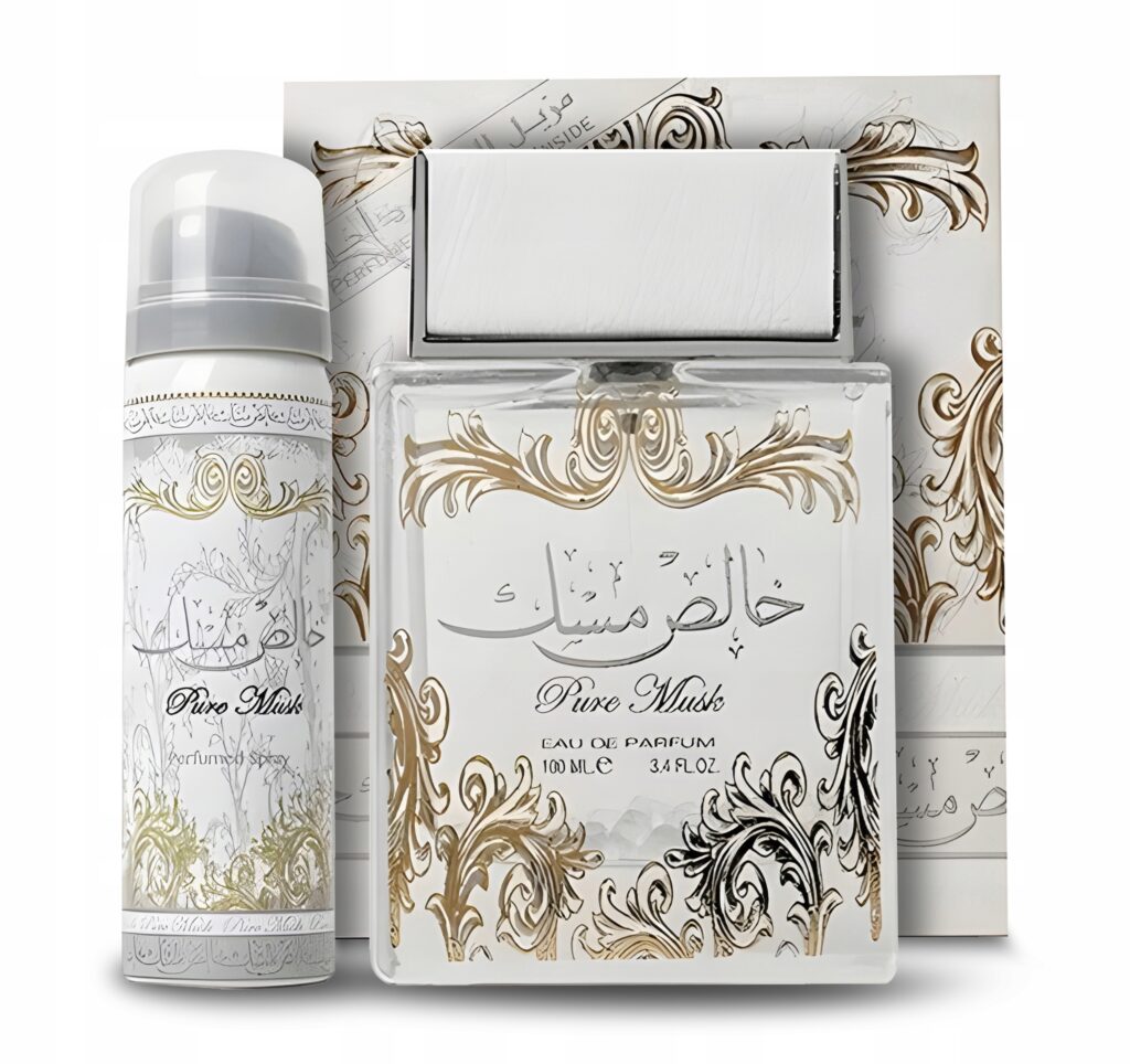 LATTAFA Pure Musk 100ml EDP Eau de Parfum for Women + DEO