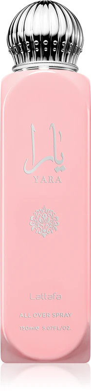 Lattafa Yara EDP 150ML all over spray body spray for women