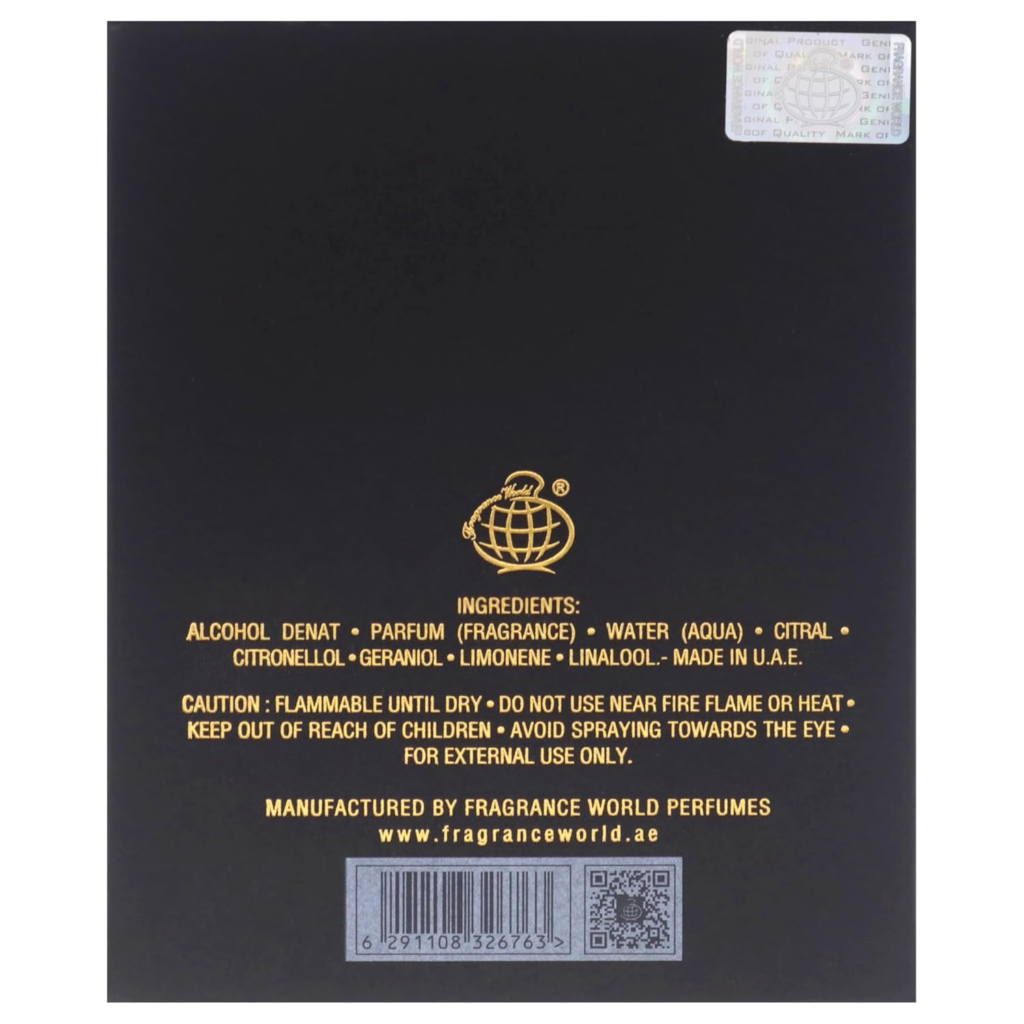 FRAGRANCE WORLD IMPERIUM EDP M 100ML Eau de Parfum for men