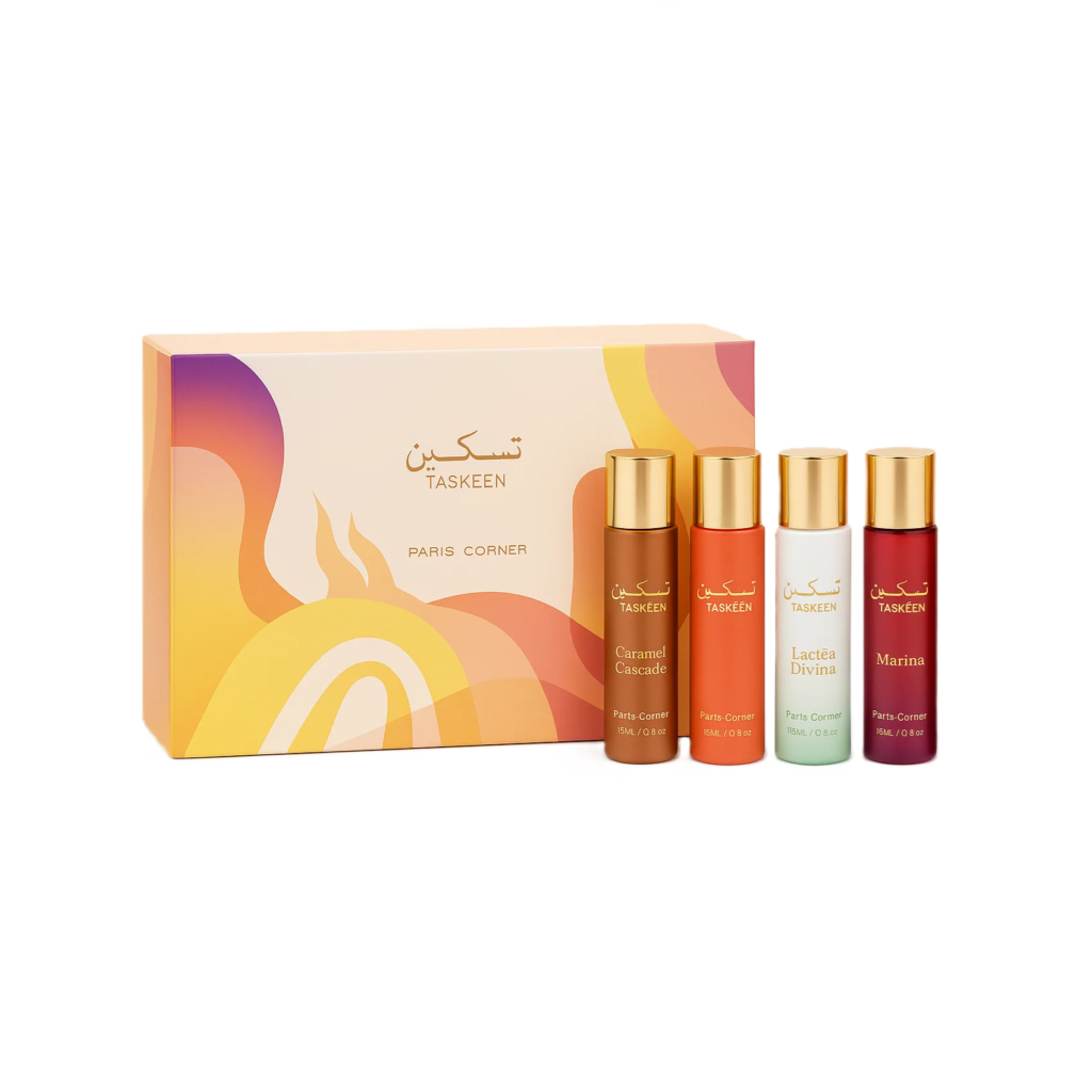 PARIS CORNER TASKEEN EDP 15MLX4 PCS SET ONLY HEBE