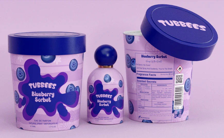 GRANDEUR TUBBEES BLUEBERRY SORBET EDP 50ML unisex Eau de Parfum