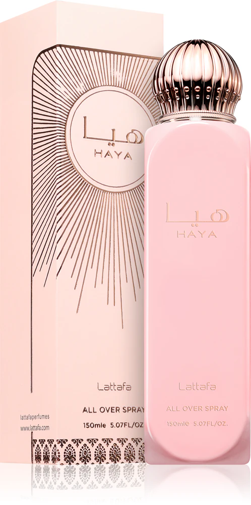 Lattafa Haya EDP 150ML all over spray body spray for women