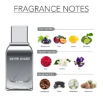 AJMAL Silver Shade 100 ml EDP Unisex Eau de Parfum
