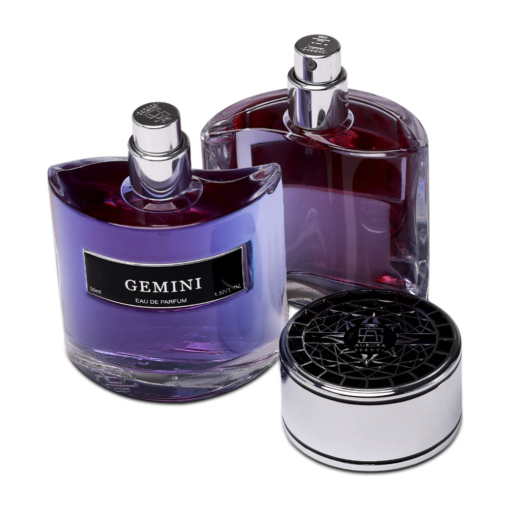 AURORA SCENTS Gemini 50 ml + Gemini Noir 50 ml EDP Eau de Parfum for men
