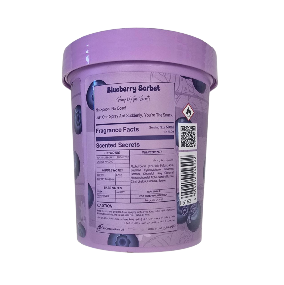GRANDEUR TUBBEES BLUEBERRY SORBET EDP 50ML unisex Eau de Parfum