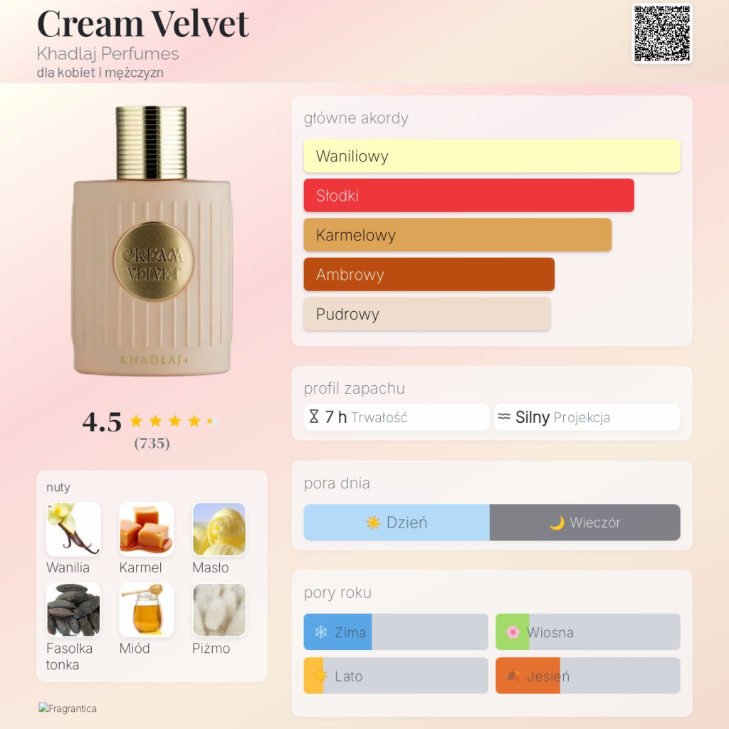 KHADLAJ CREAM VELVET EDP W 100ML Eau de Parfum for women