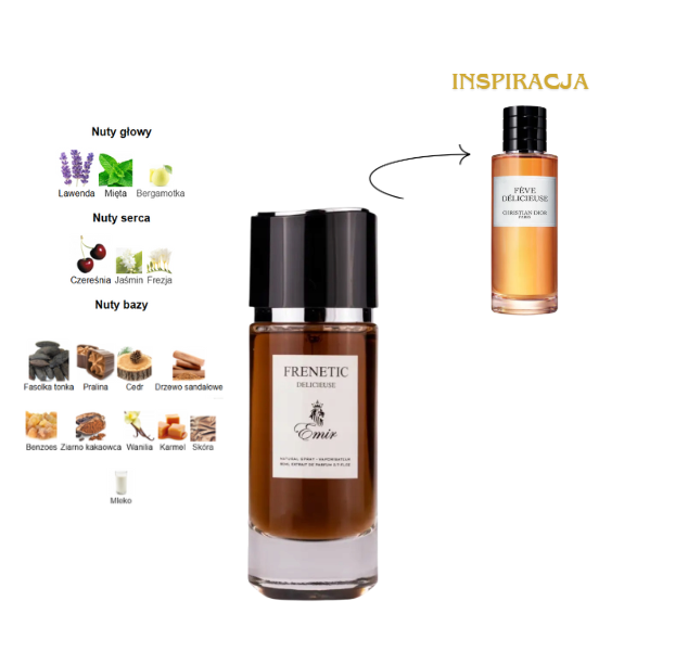 PARIS CORNER Emir Frenetic Delicieuse EXTRAIT EDP 80 ml Eau de Parfum