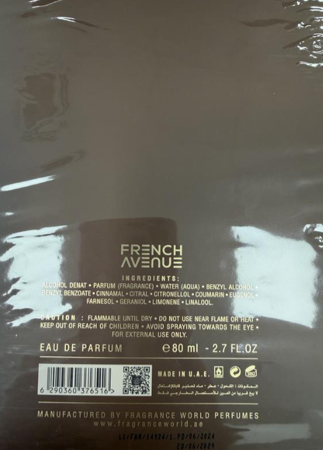 FRENCH AVENUE ELYSIAN EDP U 80ML unisex Eau de Parfum