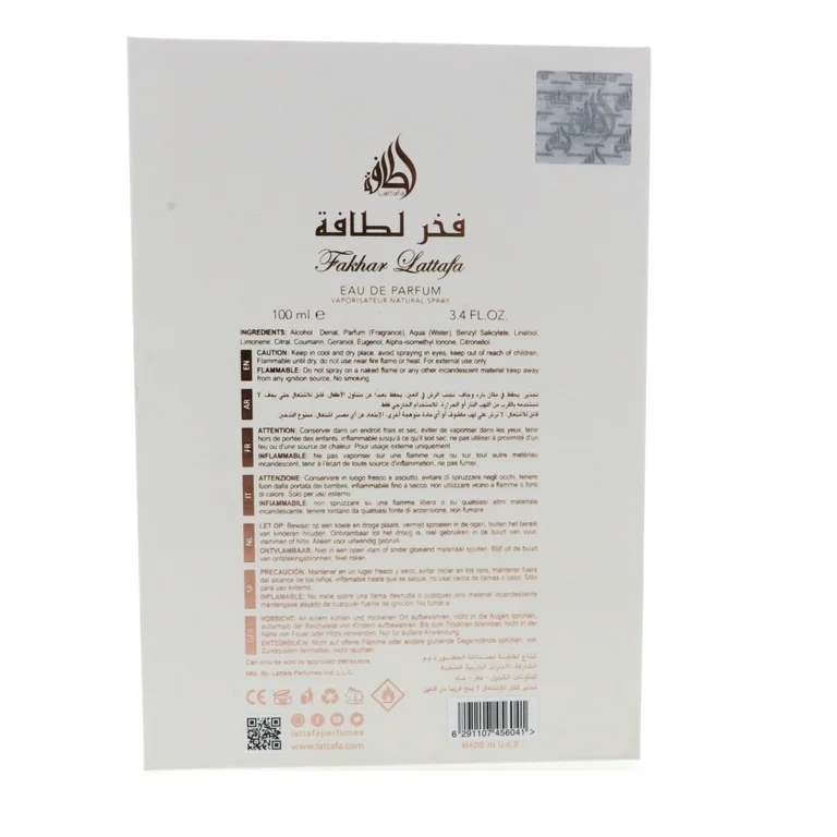 LATTAFA Fakhar Women 100ml EDP Eau de Parfum for Women