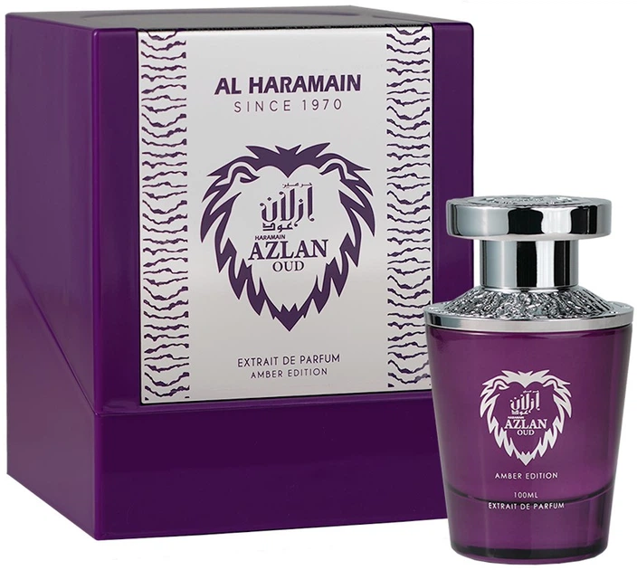 Al Haramain Azlan Oud Amber Edition Perfume Extract 100ml Water Unisex