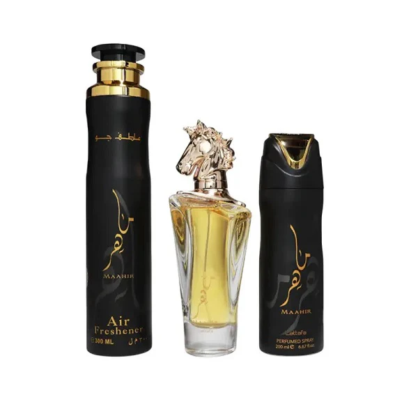 LATTAFA MAAHIR GIFTSET EDP U 100ML+200ML+300ML GIFT SET