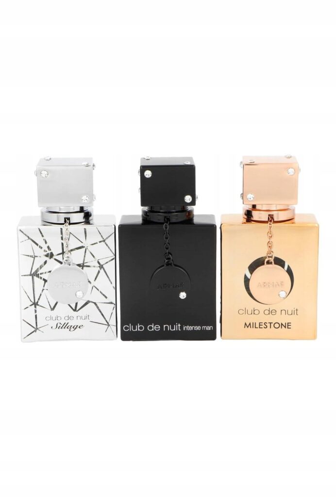 ARMAF CLUB THE NUIT PERFUME INTENSE+SILLAGE+MILESTONE 3*EDP M 3*30ML
