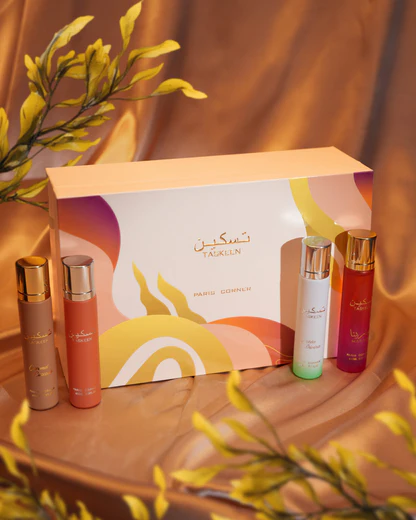 PARIS CORNER TASKEEN EDP 15MLX4 PCS SET ONLY HEBE
