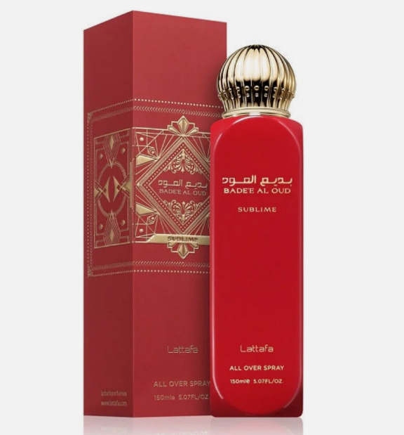 Lattafa Badee Al Oud Sublime 150 ml all over spray body spray unisex