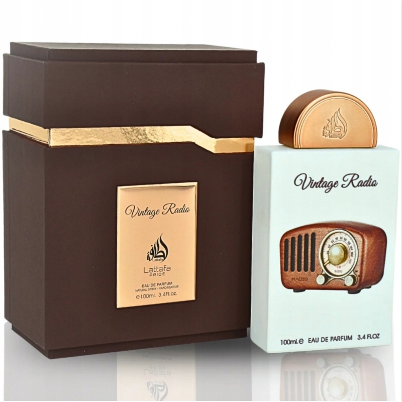 LATTAFA Vintage Radio 100ml EDP Spray Eau de Parfum Unisex