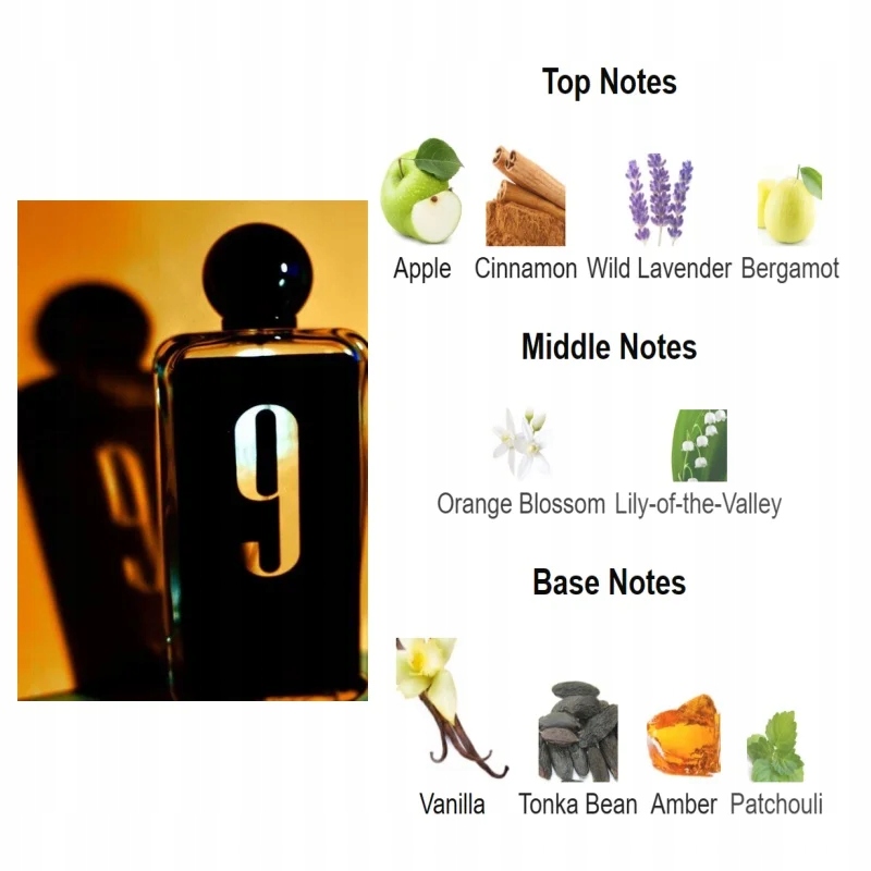 Afnan 9 PM 100 ml Unisex Eau de Parfum