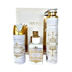 LATTAFA BADE'E AL OUD HONOR&GLORY GIFTSET EDP U 100ML + DEO 200ML + 300ML