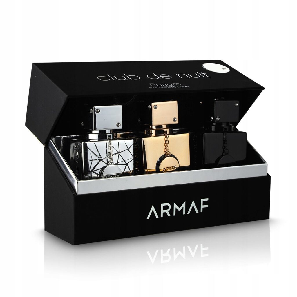 ARMAF CLUB THE NUIT PERFUME INTENSE+SILLAGE+MILESTONE 3*EDP M 3*30ML