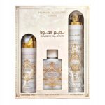LATTAFA BADE'E AL OUD HONOR&GLORY GIFTSET EDP U 100ML + DEO 200ML + 300ML