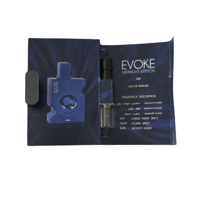 AJMAL EVOKE MIDNIGHT HIM EDP M 1.5ML Eau de Parfum for men