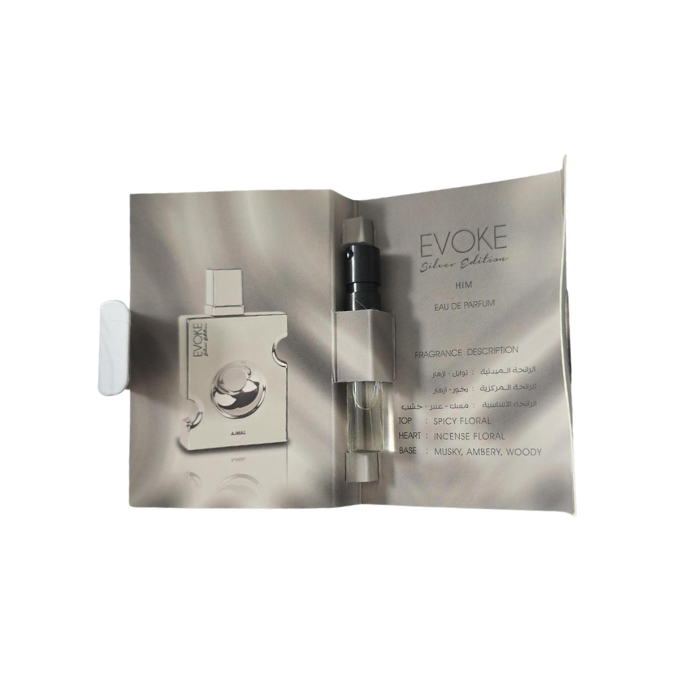 AJMAL EVOKE SILVER HIM 1.5ML Eau de Parfum for men