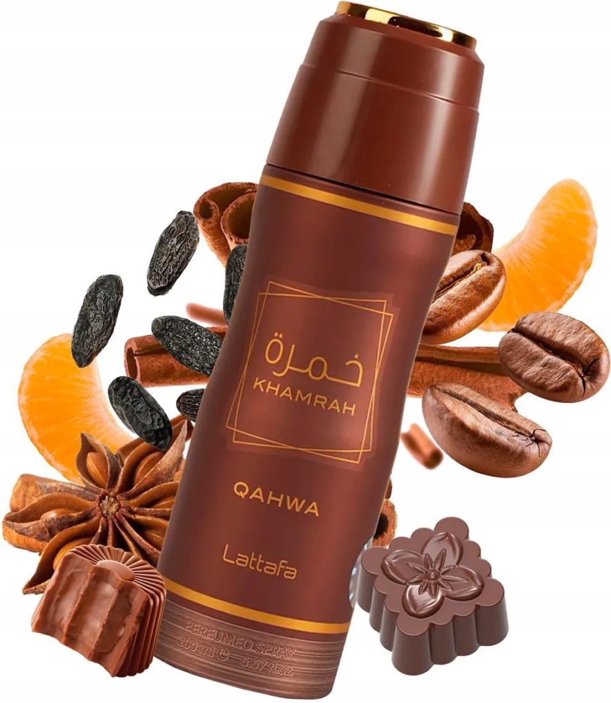 LATTAFA KHAMRAH QAHWA DEO 200ML Unisex Perfumed Deodorant