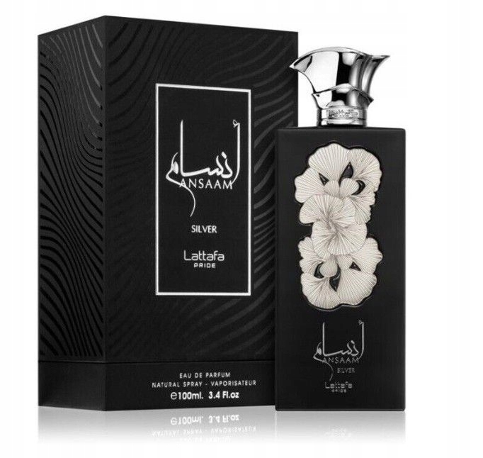 LATTAFA Ansaam Silver 100ml EDP Spray Eau de Parfum Unisex