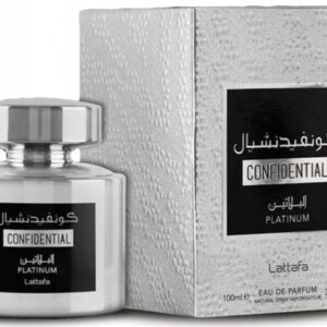 LATTAFA Confidential Platinum 100ml EDP Spray Eau de Parfum Unisex