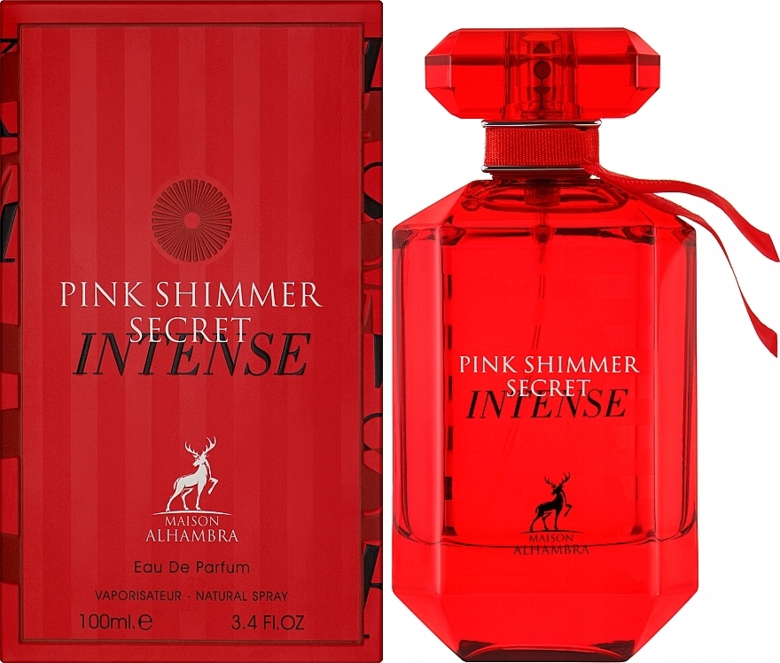 MAISON ALHAMBRA Pink Shimmer Secret Intense 100 ML Eau de Parfum for Women