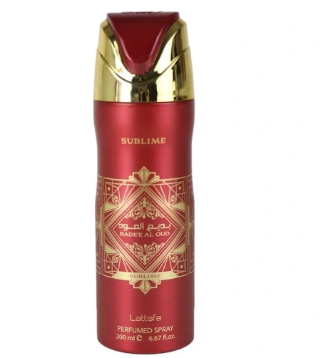 LATTAFA BADE'E AL OUD SUBLIME DEO 200ML Unisex Perfumed Deodorant