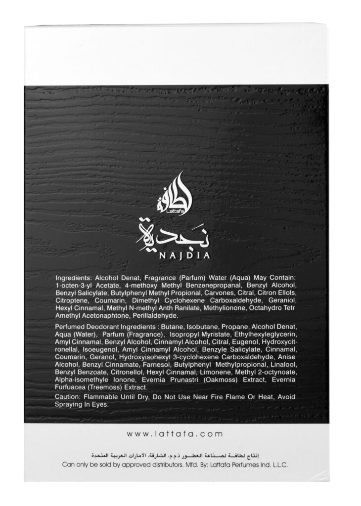 LATTAFA Najdia 100 ml EDP + DEO unisex Eau de Parfum