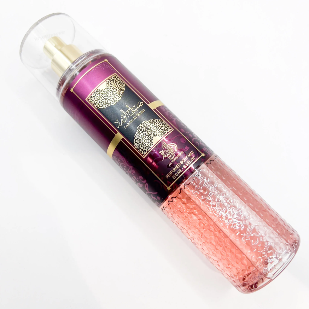 AL WATANIAH SABAH AL WARD MUSK BODY MIST 250ML perfumed body mist