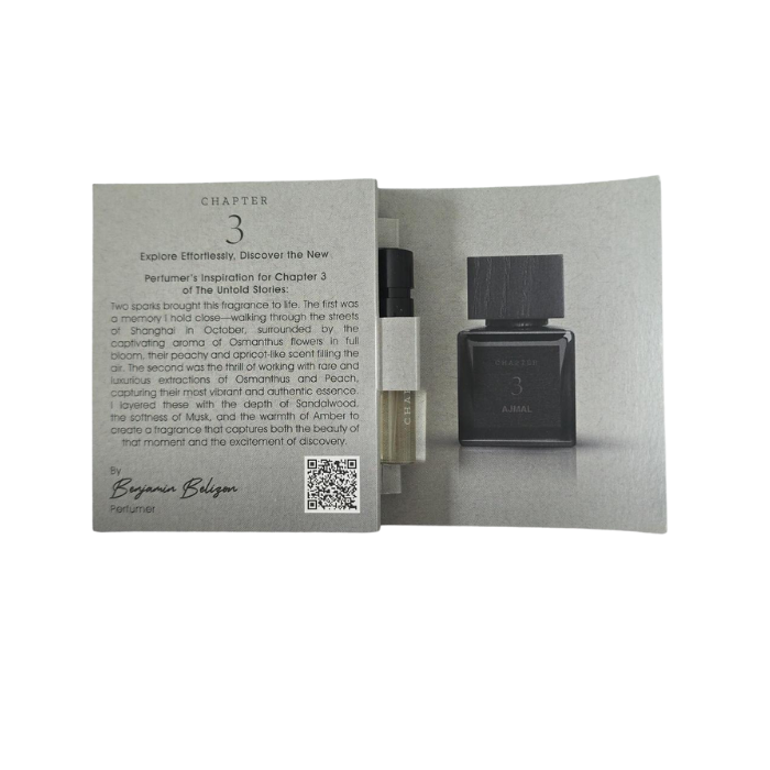 AJMAL CHAPTER 3 EDP TUBE 1.5ML unisex Eau de Parfum