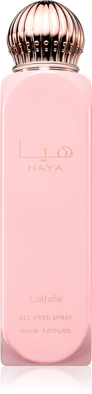 Lattafa Haya EDP 150ML all over spray body spray for women