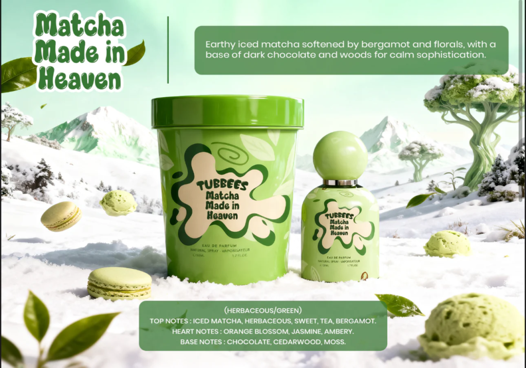 GRANDEUR TUBBEES MATCHA MADE IN HEAVEN EDP 50ML unisex Eau de Parfum