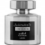 LATTAFA Confidential Platinum 100ml EDP Spray Eau de Parfum Unisex