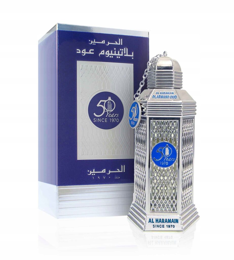 Al Haramain 50 Years Platinum Oud EDP 100 ml woda perfumowana unisex