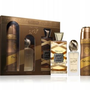 LATTAFA OUD MOOD ELIXIR GIFTSET 100ML+DEODORANT 200ML+HAIRMIST 50ML