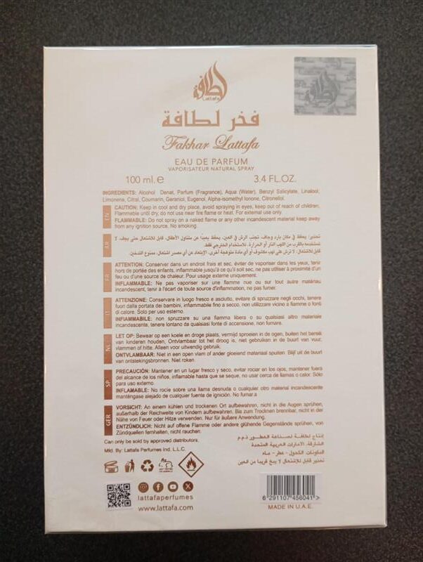 LATTAFA Fakhar Women 100ml EDP woda perfumowana damska