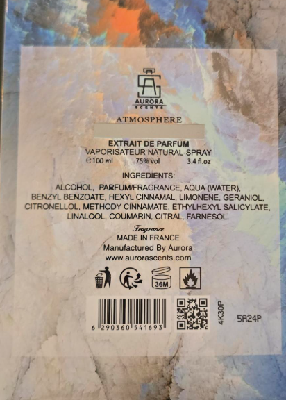 AURORA SCENTS Atmosphere 100 ml EDP woda perfumowana unisex