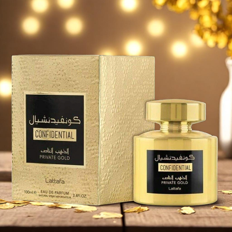 LATTAFA Confidential Private Gold 100ml EDP Spray woda perfumowana damska