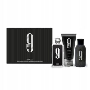 AFNAN 9PM EDP GIFTSET U 100ML + S.GEL 150 ML + DEO 150ML 3PC SET Zestaw