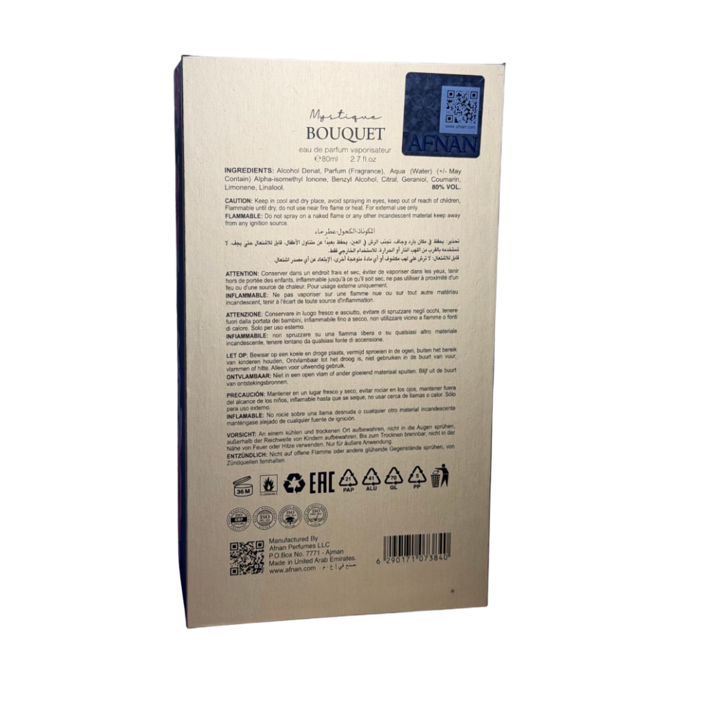 Afnan Mystique Bouquet EDP 80 ml Woda perfumowana damska