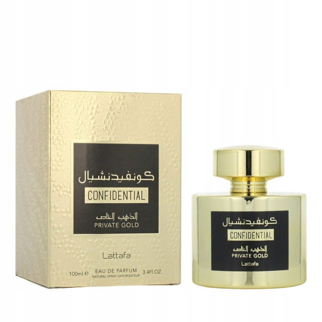 LATTAFA Confidential Private Gold 100ml EDP Spray woda perfumowana damska